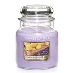 Yankee Candle Lemon Lavender Candle ( citron s levandulí ) - Vonná svíčka 623 g