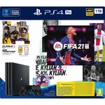 Sony PlayStation 4 Pro 1 TB, jet black + FIFA 21 CZ + DualShock 4 Wireless Controller v2, jet black - OPENBOX (Rozbalen