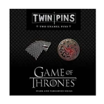 Game of Thrones House Stark and Targaryen jelvények (2-Pack)