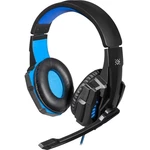 Headset Defender Warhead G-390 LED (64039) čierny/modrý herné slúchadlá • frekvencia 20 až 20 000 Hz • citlivosť 105 dB • impedancia 32 Ohm • dĺžka ká