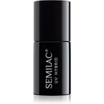 Semilac UV Hybrid Black & White gélový lak na nechty odtieň 091 Glitter Milk 7 ml