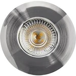 LED vestavné svítidlo Heitronic DL7202 500668, 5 W, N/A, niklová