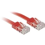 Síťový kabel RJ45 LINDY 47510, CAT 6, U/UTP, 30.00 cm, červená