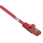 Síťový kabel RJ45 Basetech BT-1719372, CAT 6, U/UTP, 0.50 m, červená