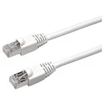 Síťový kabel RJ45 Bachmann 918.003, CAT 5e, S/FTP, 1.00 m, šedá