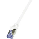 Síťový kabel RJ45 LogiLink CQ3071S, CAT 6A, S/FTP, 5.00 m, bílá
