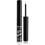 NYX Professional Makeup Epic Wear Metallic Liquid Liner dlouhotrvající gelové oční linky odstín 04 - Brown Metal 3,5 ml