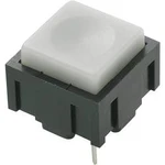 Tlačítko TRU COMPONENTS PBS-18B, 50 V DC/AC, 0.025 A, šedá, 1 ks