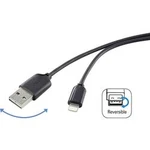 Kabel Renkforce RF-4048395, 1.00 m, černá