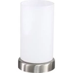 Stolní lampa LED E14 5.5 W ACTION LOFT 1FLG 830701649170 niklová (matná), matné sklo