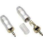 Jack konektor 3.5 mm zástrčka, rovná BKL Electronic 1103092, Pólů: 4, stereo, zlatá, pozlacený, 1 ks