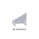 Koncovka McLED pro RN stříbrná barva ML-762.092.02.0