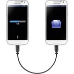 MicroUSb kabel s OTG mirror Renkforce SuperSoft, 0, 15 m