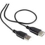 USB prodlužovací kabel Renkforce 1x USB 2.0 zástrčka ⇔ 1x USB 2.0 zásuvka 1 m, SuperSoft