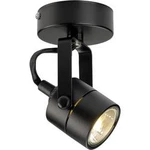 Stropní lampa halogenová žárovka GU10 50 W SLV Spot 79 132020 černá