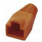 Ochranná krytka RJ45 MH Connectors MHRJ45SRB-O, 6510-0100-09, oranžová, 1 ks