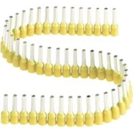 Dutinka v pásce s plastovým límcem Vogt Verbindungstechnik 460308.00050, 1 mm², 8 mm, žlutá