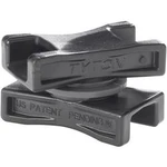 Otáčecí spojovací prvek HellermannTyton DSWS5-HS-BK-L1 (151-06502), 40,6 x 25,4 x 23,6 mm