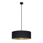 Závesné svietidlo v čierno-zlatej farbe Bulb Attack Tres, ⌀ 45 cm