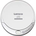 Lenco CD-201 prenosný CD prehrávač - diskman CD, CD-R, CD-RW, MP3 s USB nabíjačkou strieborná