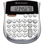 Texas Instruments TI-1795 SV vrecková kalkulačka strieborná Displej (počet miest): 8 solárny pohon, na batérie (š x v x