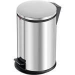 Hailo Pure M 0517-010 odpadkový kôš 12 l nerezová ocel (Ø x v) 263 mm x 435 mm strieborná s pedálovým otváraním  1 ks