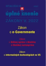 Aktualizácia V/6 2022 – štátna služba, informačné technológie verejnej správy