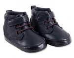 Kojenecké capačky/botičky YO ! - černé, vel. 0/6 m, vel. 56-68 (0-6 m)