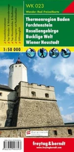 WK 023 Thermenregion Baden, Forchtenstein, Rosaliengebirge, Bucklige Welt, Wiener Neustadt 1:50 000 / turistická mapa