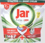 Jar Platinum Plus All In One Kapsuly Do Umývačky Riadu, Citrón, 17 Kapsúl