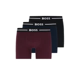 HUGO BOSS Three Pack Of Boxer Briefs With Logo Stretch-Cotton