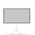 Thinyou Tripod Projector Screen100 inch Projector Curtain 16:9 Matte Gray Fabric Fiber Glass Bracket For HD Projector