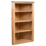 Corner Shelf 23.2"x14.1"x39.3" Solid Oak Wood