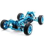 Upgraded CNC Metal RC Car Frame w/ Metal Differential For Wltoys 144001 144010 144002 Vehicle Models With Tire Motor Gea