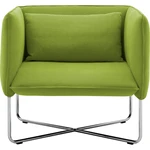 Limetkovozelené kreslo Softline Groove