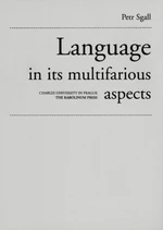 Language in its multifarious aspects - Petr Sgall - e-kniha