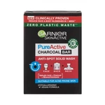 Garnier SkinActive Pure Active Charcoal Bar 100 g čisticí mýdlo pro ženy na mastnou pleť; na problematickou pleť s akné