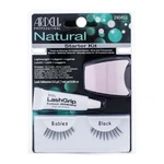 Ardell Natural Babies dárková kazeta umělé řasy Natural 1 pár + lepidlo na řasy LashGrip 2,5 g + aplikátor 1 ks pro ženy Black