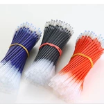 0.38mm 100pcs 1 Pack Gel Pen Refill Office Signature Rods Red Blue Black Ink Refill Office School Stationery Writing Sup