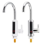 360° Electric Heater LED Faucet Tap Hot Water Bathroom Kitchen Fast Heater