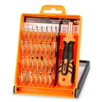 JAKEMY JM-8100 32 IN 1 Multifunctional Precision Screwdriver Set with Adjustable Ratchet Handle and Tweezers for Electro