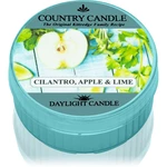 Country Candle Cilantro, Apple & Lime čajová sviečka 42 g