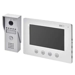 Dverný videotelefón EMOS EM-03M 2WIRE (H2050) dverový videotelefón • ovládanie zámku, pojazdu brány • napájanie monitora: 14,5 V DC • 7" farebná obraz