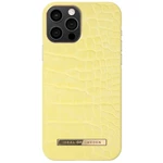 Kryt na mobil iDeal Of Sweden Atelier Case na Apple iPhone 12/12 Pro - Lemon Croco (IDACSS21-I2061-263) ochranný kryt na mobil • na Apple iPhone 12/12