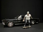 Skateboarder Figurine II for 1/18 Scale Models by American Diorama