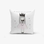 Obliečka na vankúš s prímesou bavlny Minimalist Cushion Covers Je Noudrais Etre Une Princesse, 45 × 45 cm