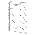 Kovový držiak na pokrievky iDesign Classico, 10,5 x 28 cm