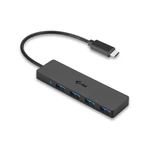 USB Hub i-tec USB-C / 4x USB 3.0 (C31HUB404) čierny Má váš nejnovější notebook, tablet nebo smartphone jen jediný USB-C port nebo thunderbolt 3 a vy c