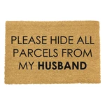 Rohožka z prírodného kokosového vlákna Artsy Doormats Please Hide, 40 x 60 cm