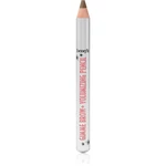 Benefit Gimme Brow+ Volumizing Pencil Mini vodeodolná ceruzka na obočie pre objem odtieň 4 Warm Deep Brown 0,6 g